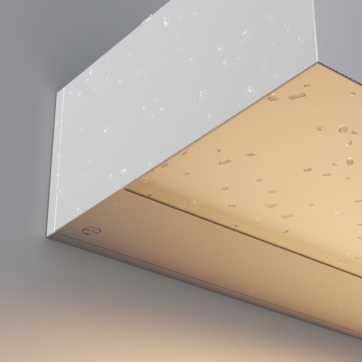 Lot Blanc lampe d’extérieur De Maytoni - La lampe a un degr&eacute; &eacute;lev&eacute; de protection contre la poussi&egrave;re et l'humidit&eacute;, IP65, et est donc id&eacute;ale pour une utilisation en int&eacute;rieur et en ext&eacute;rieur.
