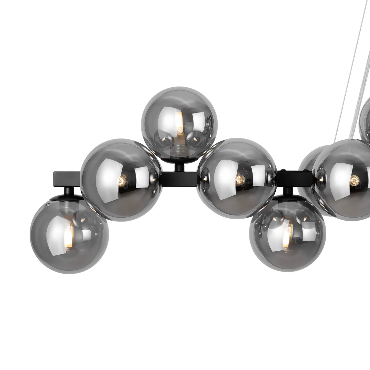 Dallas 123cm Noir suspension De Maytoni - 