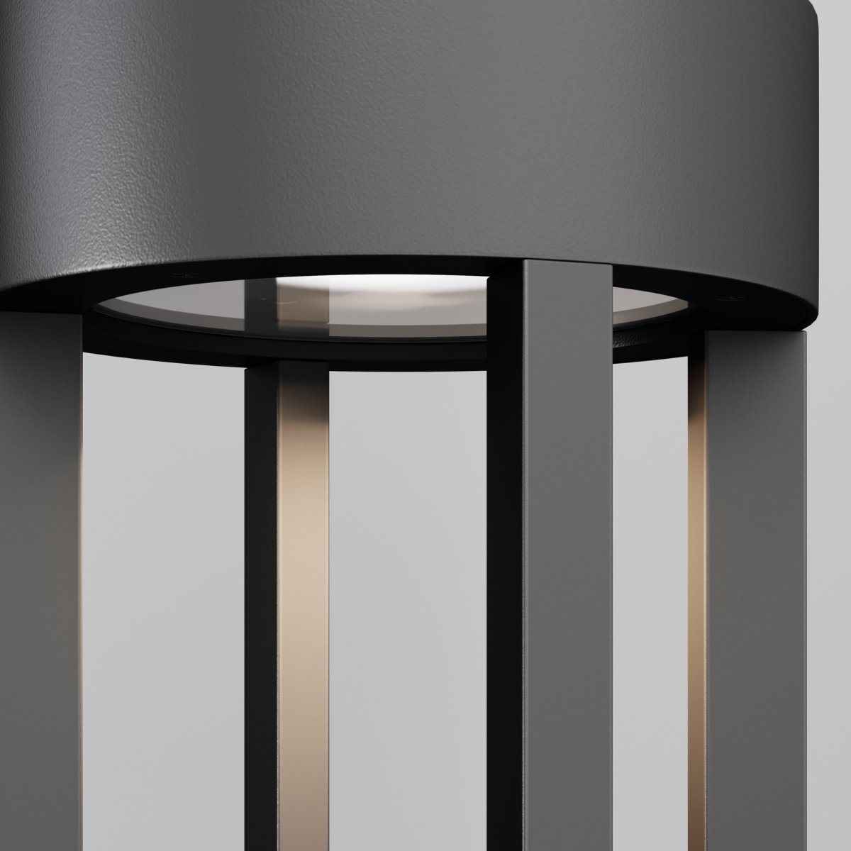 Vint 60cm Graphite bornes De Maytoni - Avec son indice de protection IP65 élevé, la lampe offre une excellente protection contre la poussière et l'humidité, ce qui en fait une solution fiable pour une utilisation en extérieur toute l'année.