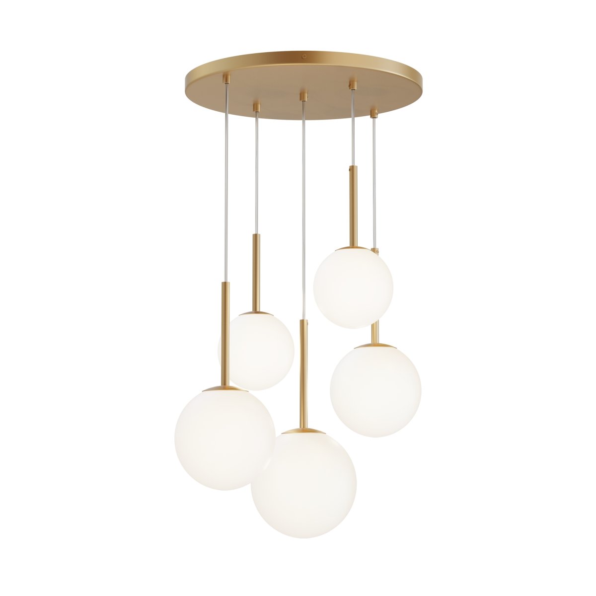 Basic form Ø58 Or suspension De Maytoni - La conception suspendue de la lampe fournit une lumière douce et uniforme qui améliore l'atmosphère et crée une ambiance agréable.