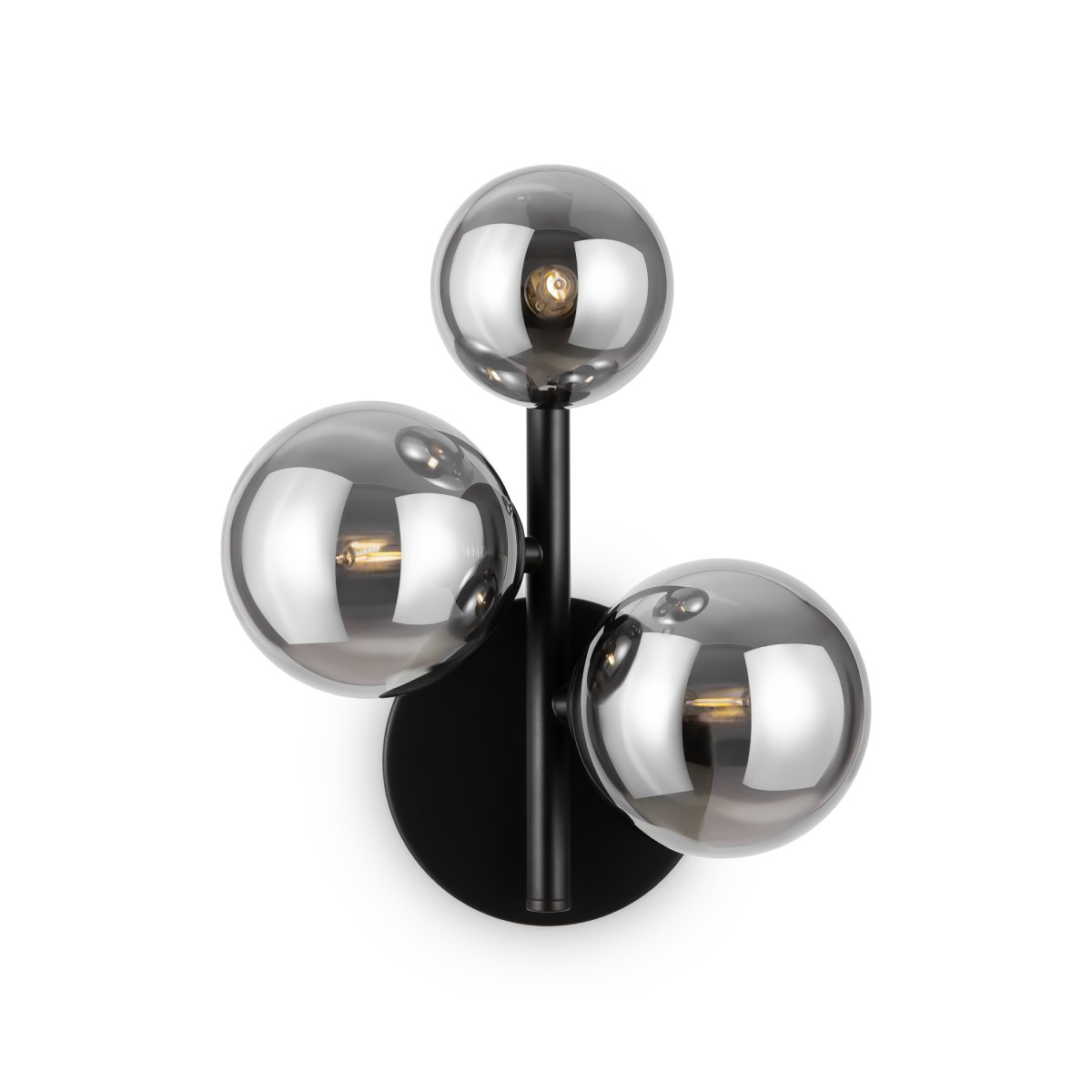 Dallas 25cm Noir applique murale De Maytoni - Créez une atmosphère élégante et chaleureuse avec Dallas, un luminaire qui illuminera votre intérieur avec classe et finesse.