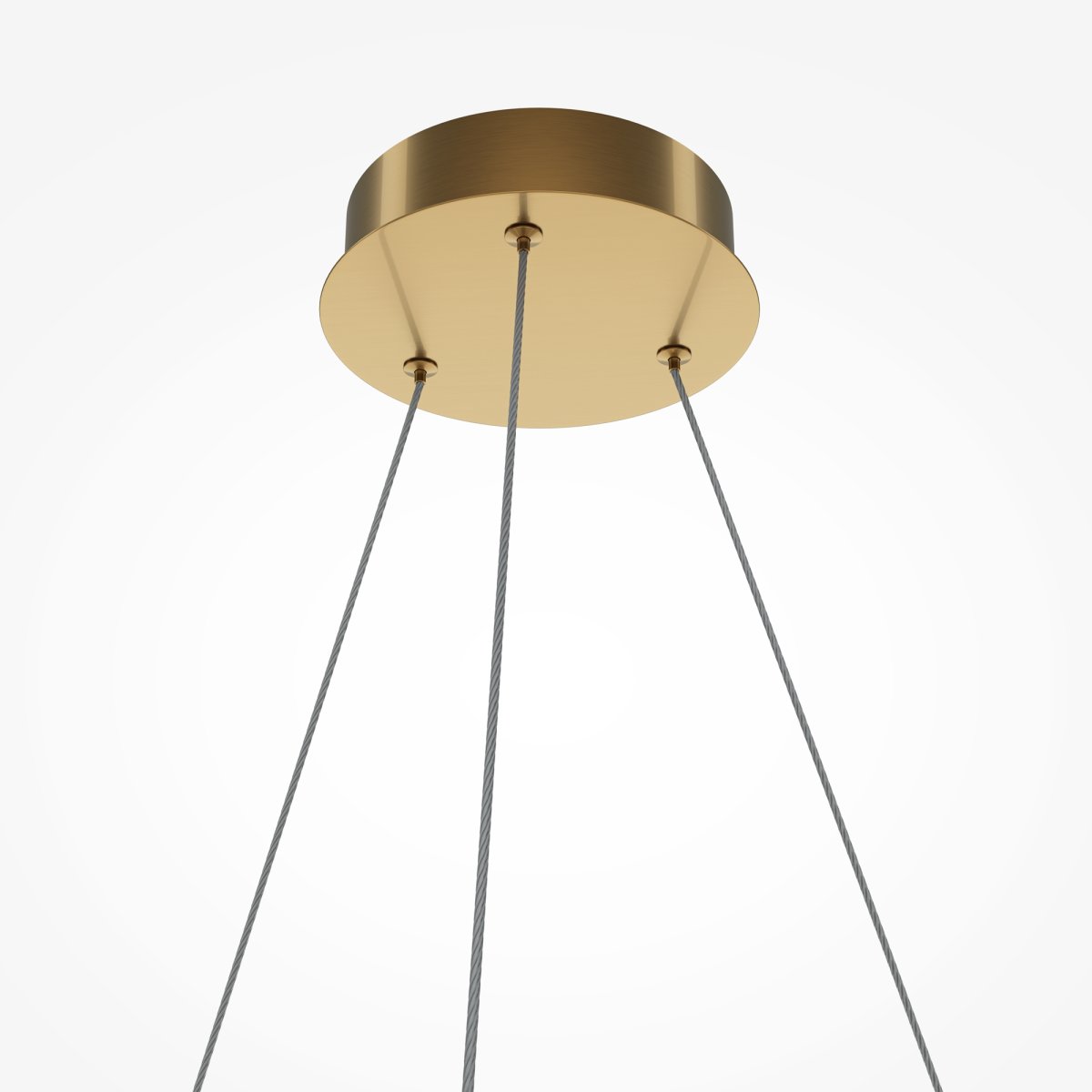 Breeze Ø60 Laiton suspension De Maytoni - Avec ses formes flottantes et ondulées combinées à un cadre en métal doré, il crée une impression sophistiquée et artistique dans n'importe quelle pièce.
