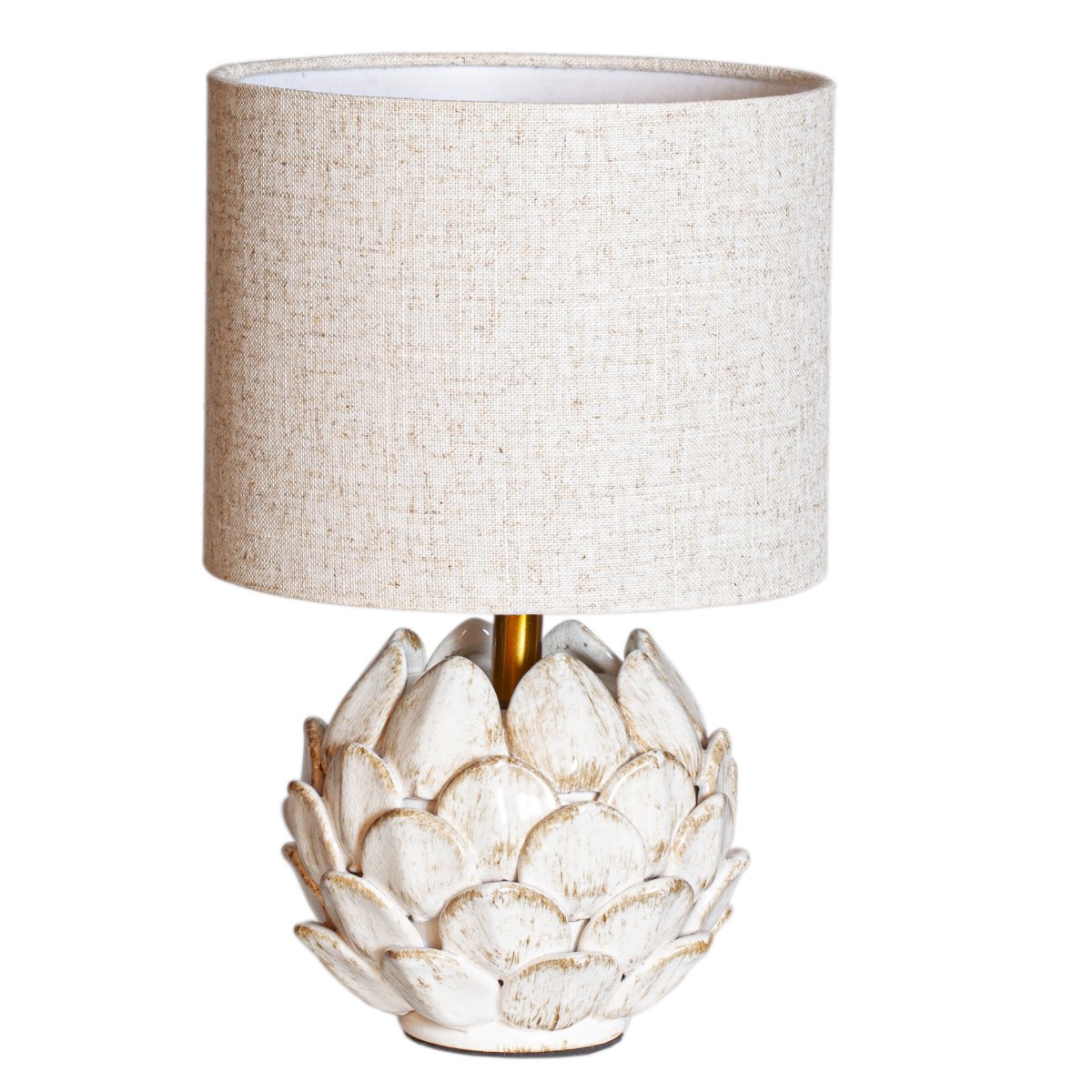 Rosanna 30cm Beige lampe de table De Cottex - Il est recommandé de le placer dans le couloir, le salon ou près de la fenêtre.