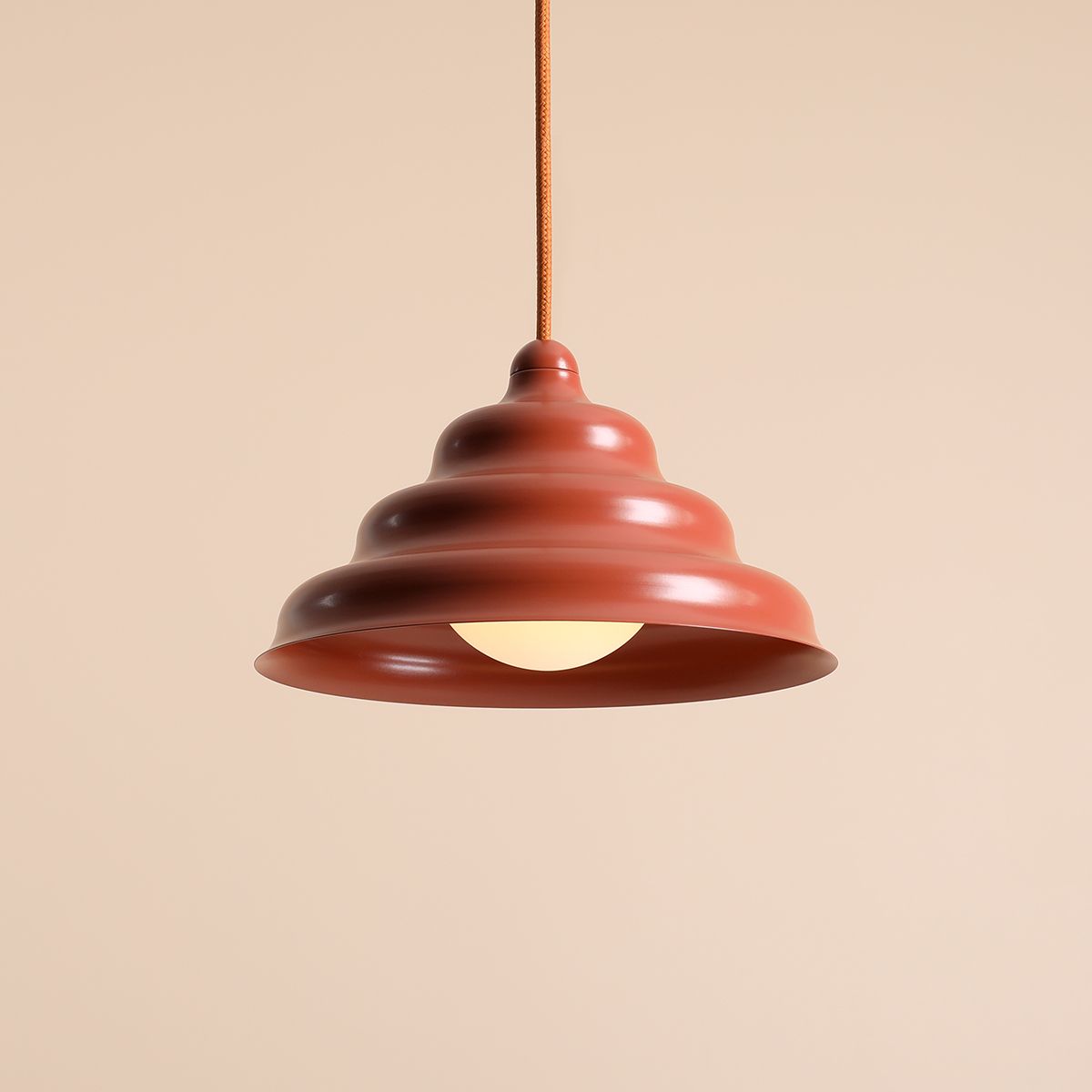 Wave Ø23 Orange suspension De Artera - Wave est une suspension moderne au design rétro, ce qui en fait une lumière polyvalente qui s'intègre dans n'importe quelle maison.