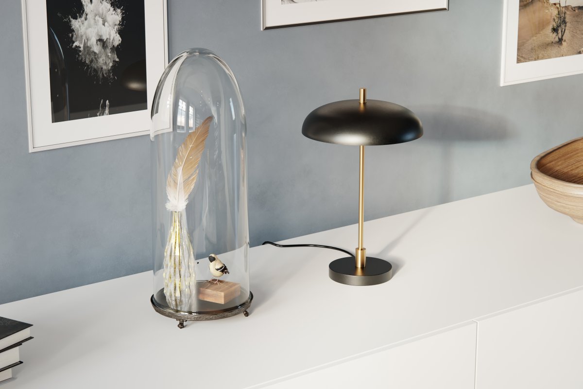 Shelby 45cm Noir mat lampe de table De By Rydéns - La lampe de table Shelby est une source de lumi&egrave;re &eacute;l&eacute;gante et polyvalente qui s'int&egrave;gre dans une vari&eacute;t&eacute; de styles d'int&eacute;rieur.