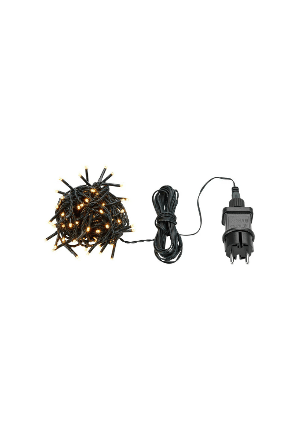 Guirlande Lumineuse Shine 12m Vert De Markslöjd - La guirlande lumineuse est composée de 120 diodes espacées de 10 cm.