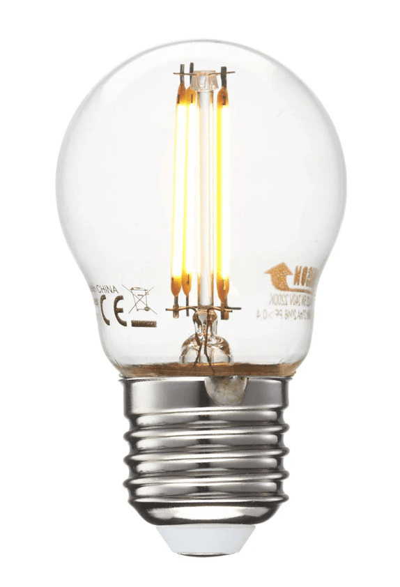 E27 4,5W 2200K Dimmable 3 niveaux Transparent De Unison - Son design transparent est parfait pour les luminaires ouverts et les installations décoratives où la qualité de l'éclairage et l'esthétique sont primordiales.