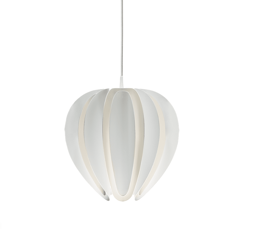 Tulip Ø40 Blanc mat suspension De Belid - Le design exclusif fait de Tulip un plafonnier d'ambiance qui contribue &agrave; une atmosph&egrave;re merveilleuse.