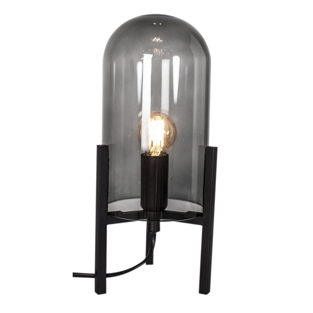 Smokey 30cm Noir mat lampe de table De By Rydéns - Smokey est notre lampe de table &eacute;l&eacute;gante qui s'int&egrave;gre aussi bien dans une fen&ecirc;tre que sur une table.