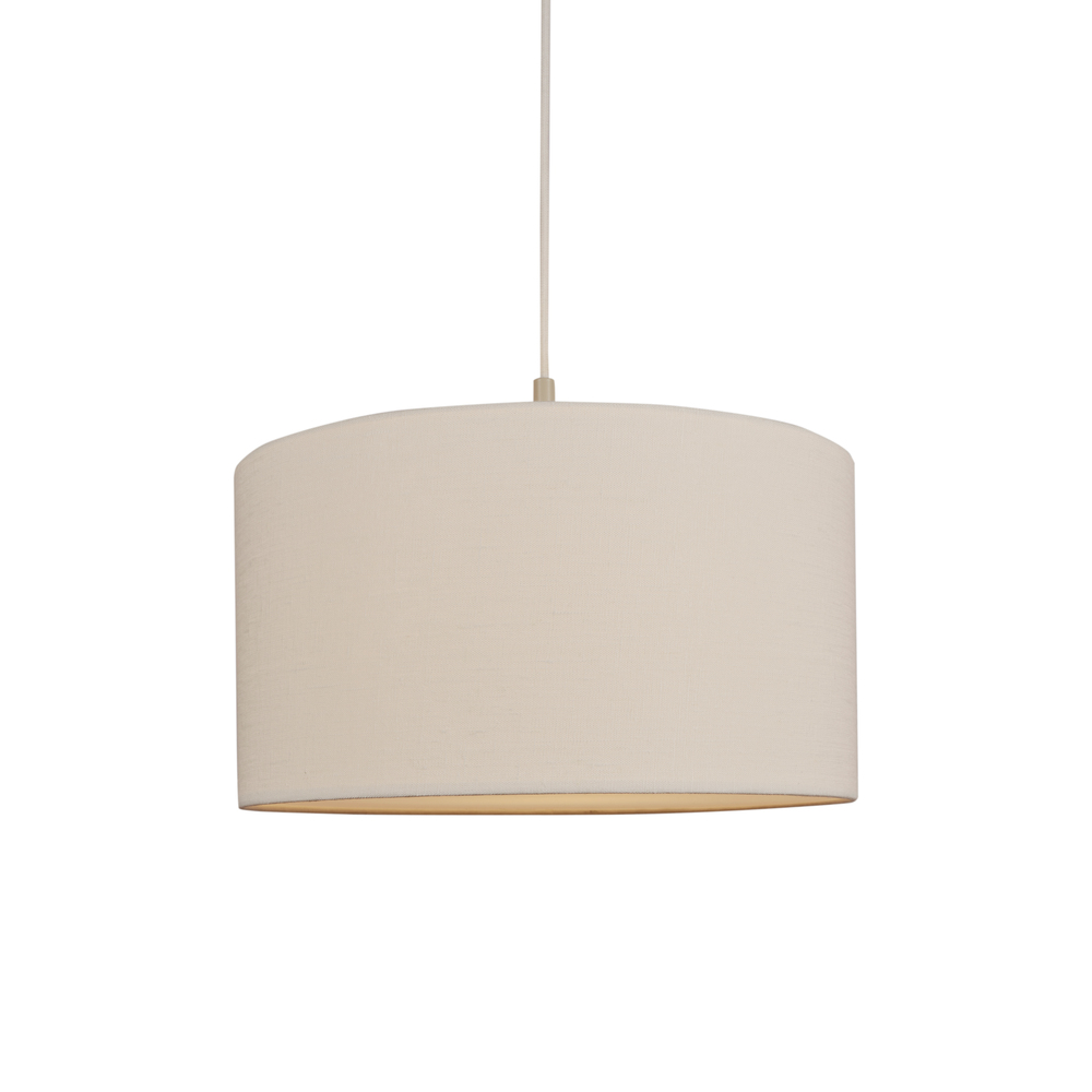 Soft Ø44 Blanc/sable suspension De Belid - La suspension Soft est une lampe élégante aux formes douces et arrondies qui diffuse une lumière chaleureuse et agréable.