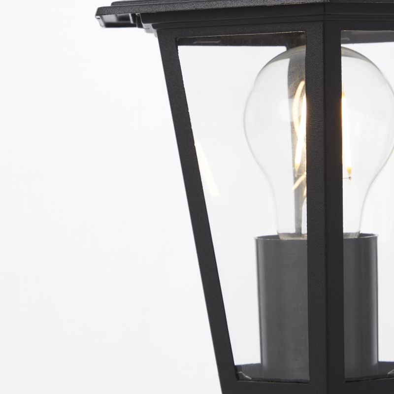 Carleen 36cm Noir De Brilliant - Il s'installe facilement là où un pied est déjà présent, devenant ainsi un élément extérieur discret et fonctionnel.