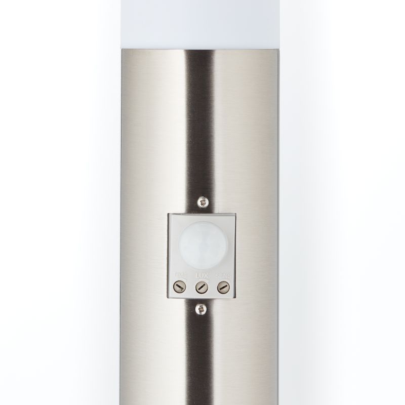 Chorus 80cm Acier bornes De Brilliant - Vous pouvez &eacute;galement choisir si la lumi&egrave;re doit r&eacute;agir aux mouvements uniquement de jour ou de nuit.