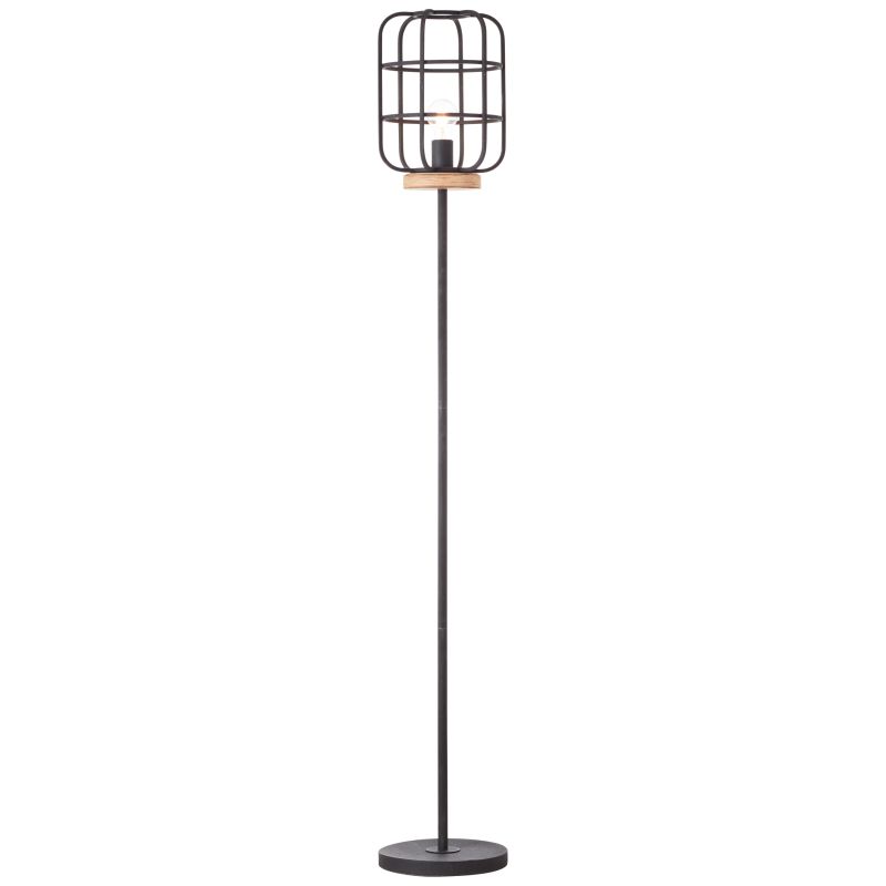 Gwen Noir lampadaire De Brilliant - Le bois utilisé est issu de forêts gérées durablement et certifiées FSC, garantissant une production responsable, respectueuse de l'environnement, de la biodiversité et de bonnes conditions de travail.