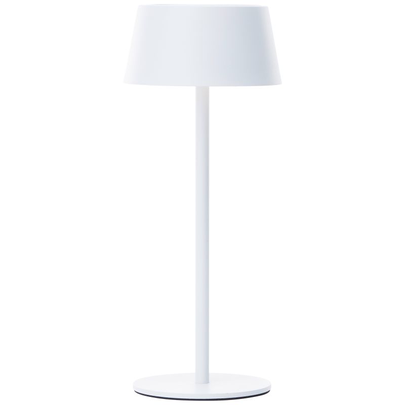 Picco 30cm Blanc lampe solaire De Brilliant - Gr&acirc;ce &agrave; son indice de protection IP44, la lampe est &eacute;tanche aux &eacute;claboussures et &agrave; la poussi&egrave;re, ce qui en fait un choix fiable pour le jardin, le balcon ou la terrasse.