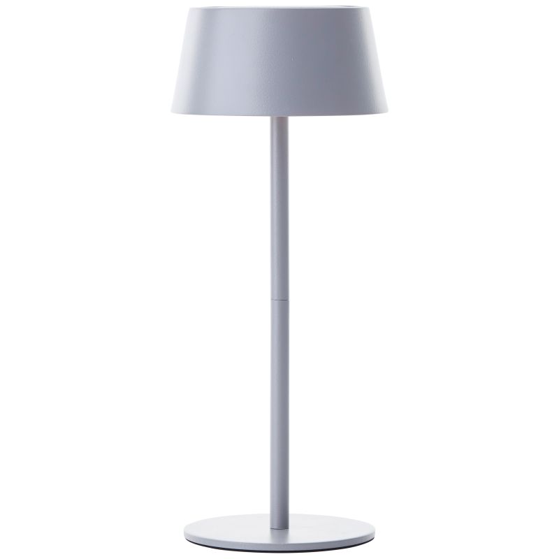 Picco 30cm Gris lampe solaire De Brilliant - Gr&acirc;ce &agrave; son indice de protection IP44, la lampe est &eacute;tanche aux &eacute;claboussures et &agrave; la poussi&egrave;re, ce qui en fait un choix fiable pour votre jardin, votre balcon ou votre terrasse.