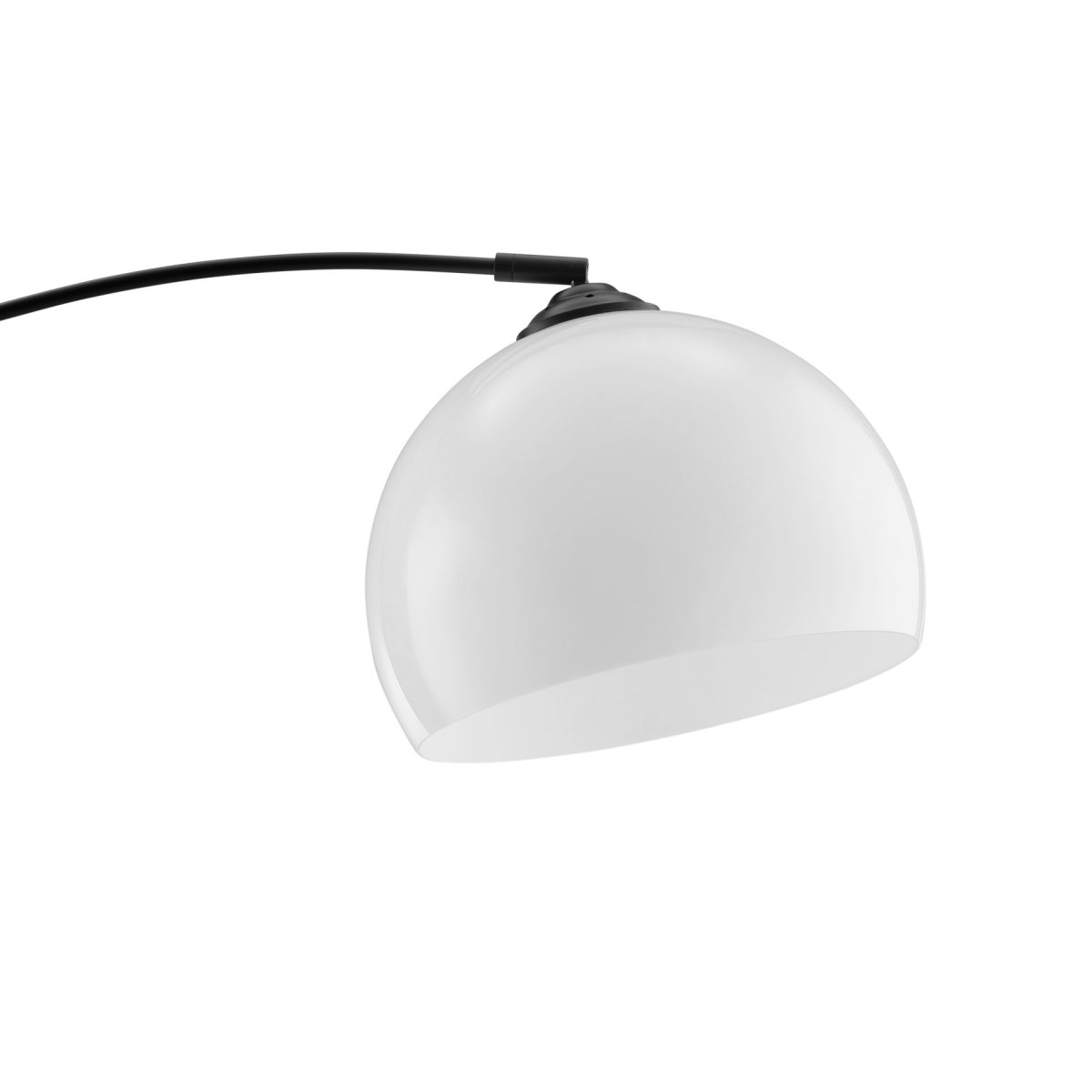 Vessa Noir lampadaire De Brilliant - Le lampadaire est fourni avec un c&acirc;ble noir de 2 m&egrave;tres, un interrupteur au pied et une prise secteur.