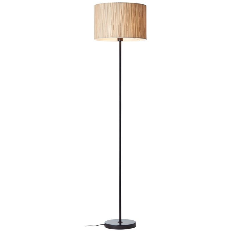 Wimea Nature lampadaire De Brilliant - Ce matériau naturel et durable pousse rapidement, peut être cultivé sur des terres non propices à la production alimentaire et apporte une atmosphère chaleureuse et naturelle à tout intérieur.
