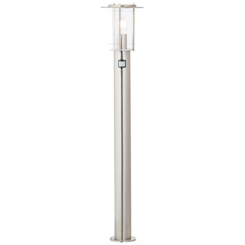 York 100cm Acier bornes De Brilliant - Le détecteur de mouvement intégré allume automatiquement la lumière en cas de besoin et permet de régler la durée et la sensibilité d'éclairage.