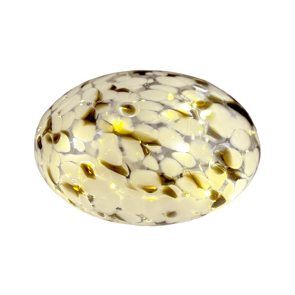 Sten 15cm Noir et blanc lampe de table De Pixie Design - La lampe en pierre de Pixie Design a un beau design avec une surface marbr&eacute;e en noir et blanc.