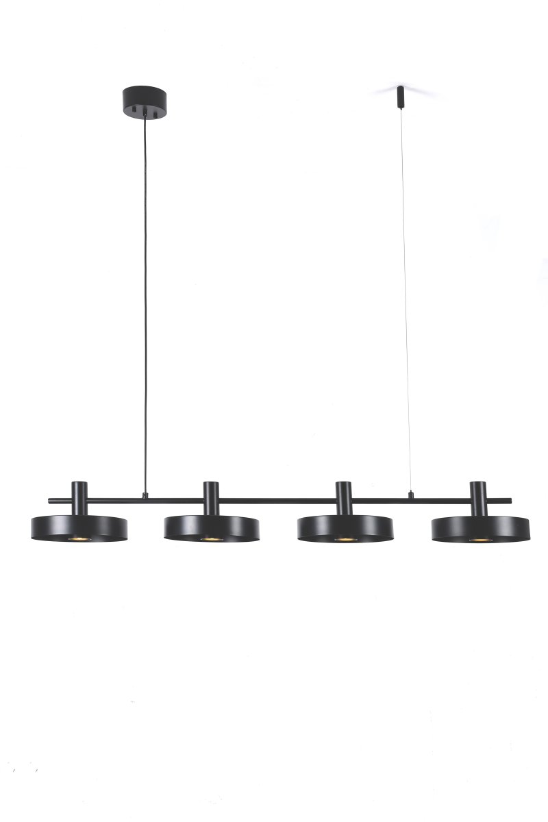 Birillo 130cm Noir suspension De Nordic Lighting - Birillo est une suspension moderne en m&eacute;tal au design graphique et &eacute;l&eacute;gant.