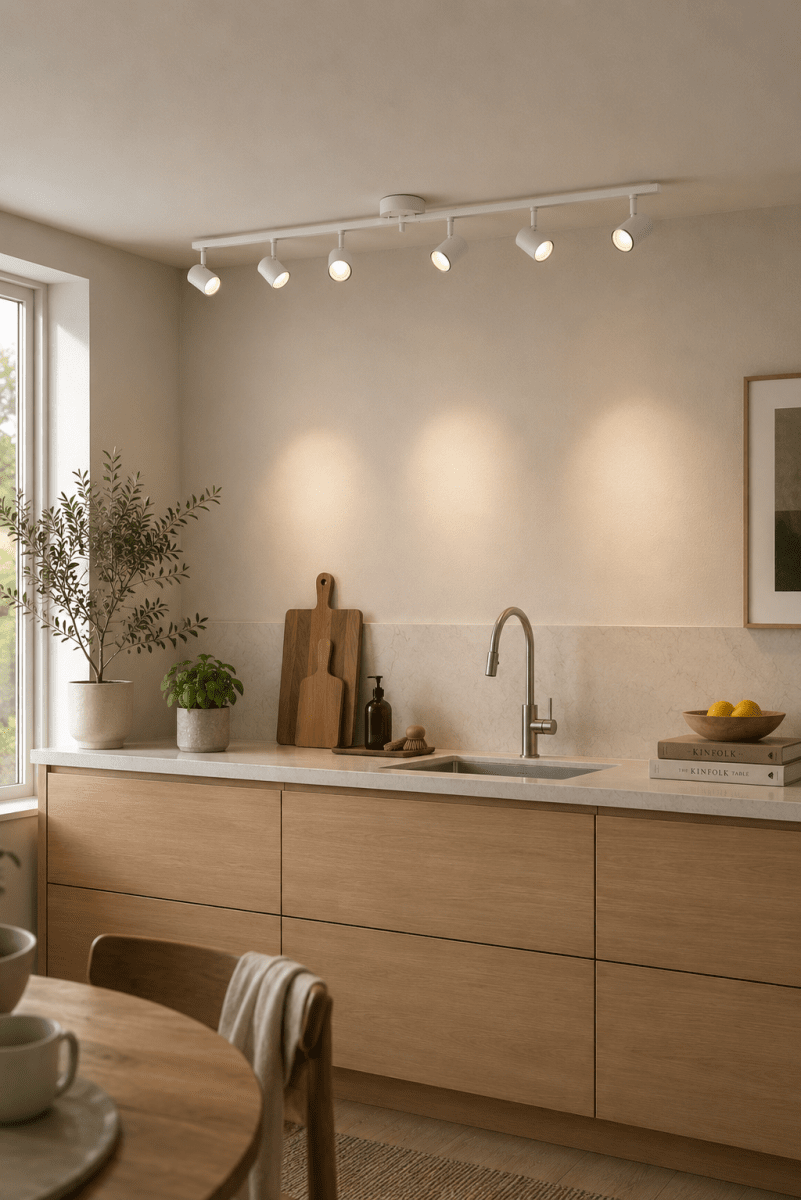 Omega 6 Blanc spot De Nordic Lighting - Installez-le dans le couloir, la cuisine ou la chambre.