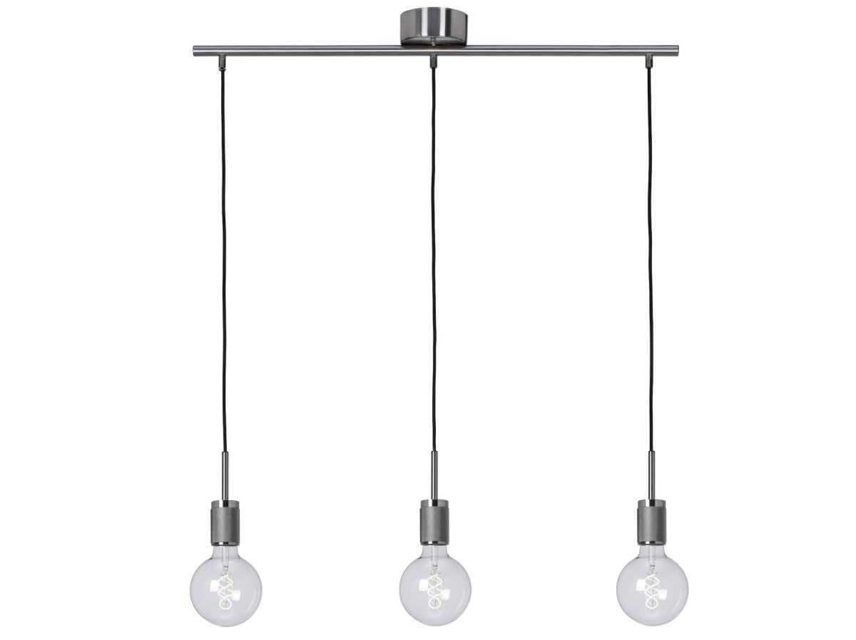 Rille 85cm Chrome brossé suspension De Cottex - Rille est une suspension élégante en métal chromé brossé, créant un style moderne et raffiné.