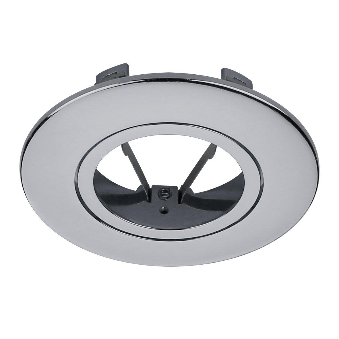 Tenny Bague décorative Chrome De Designlight - &nbsp;Ce cache d&eacute;coratif chrom&eacute; brillant permet de remplacer la fa&ccedil;ade du luminaire &laquo;&nbsp;Tenny&nbsp;&raquo;.