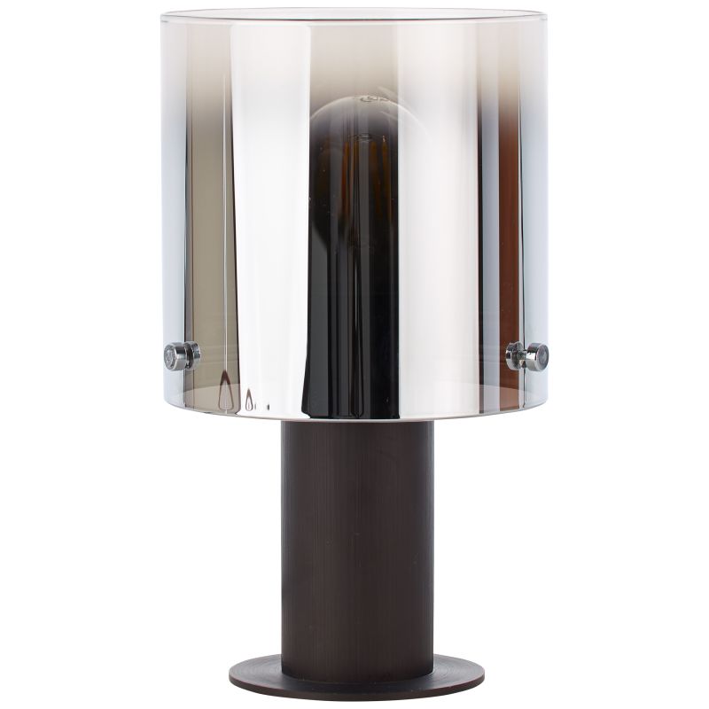 Beth 26cm Couleur fumée lampe de table De Brilliant - Elle constitue également un excellent élément décoratif, éclairant les coins sombres et contribuant à une atmosphère agréable dans la maison.