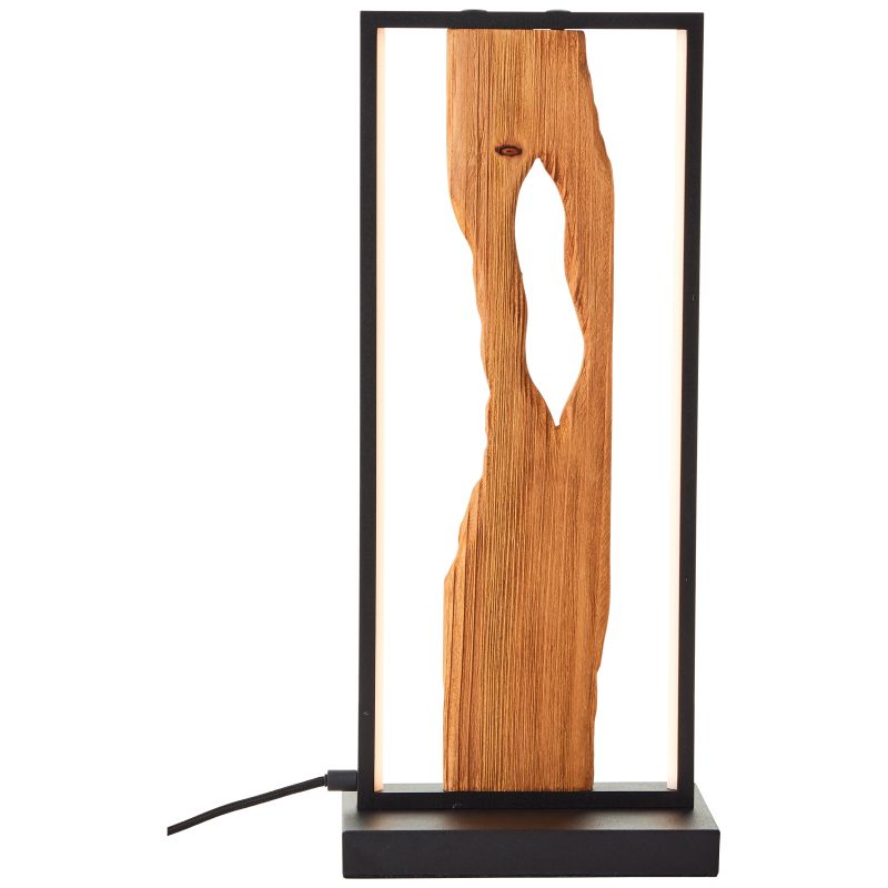 Chaumont 50cm Bois lampe de table De Brilliant - Chaumont est une lampe de table polyvalente, id&eacute;ale pour un &eacute;clairage d'ambiance sur une table de chevet ou comme &eacute;clairage d'appoint dans un salon.