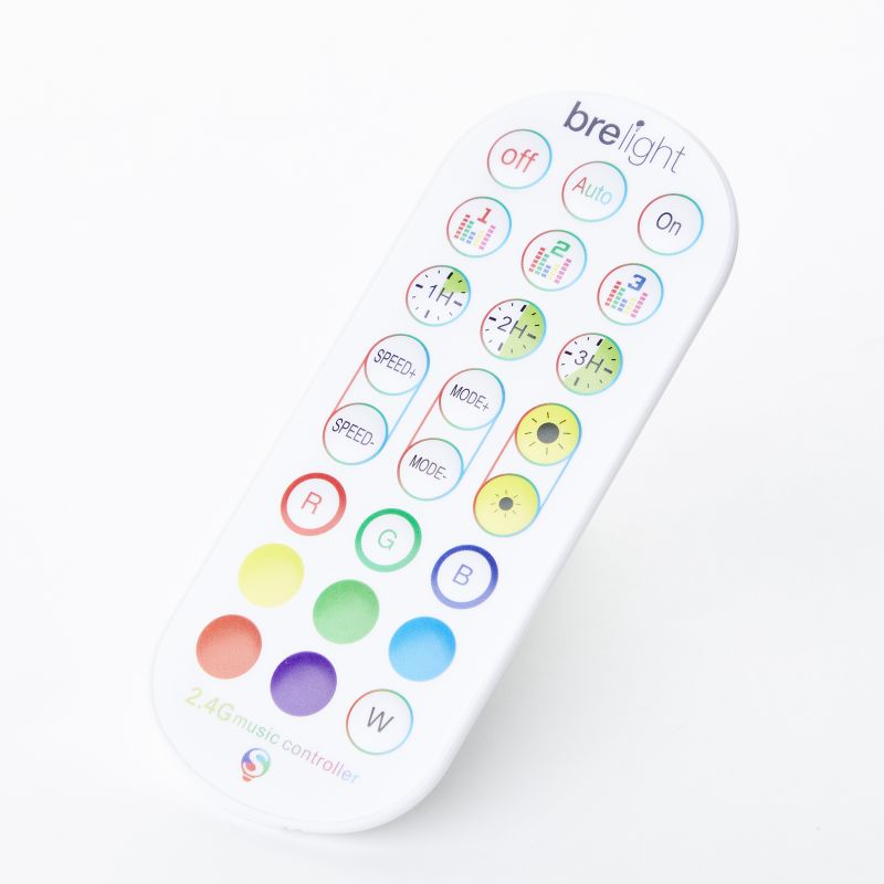 Neele 50cm Blanc lampe de table De Brilliant - Grâce à ses LED RVB, vous disposez d'un large choix de couleurs et d'effets lumineux, vous permettant d'adapter facilement la lumière à votre humeur et à l'occasion.