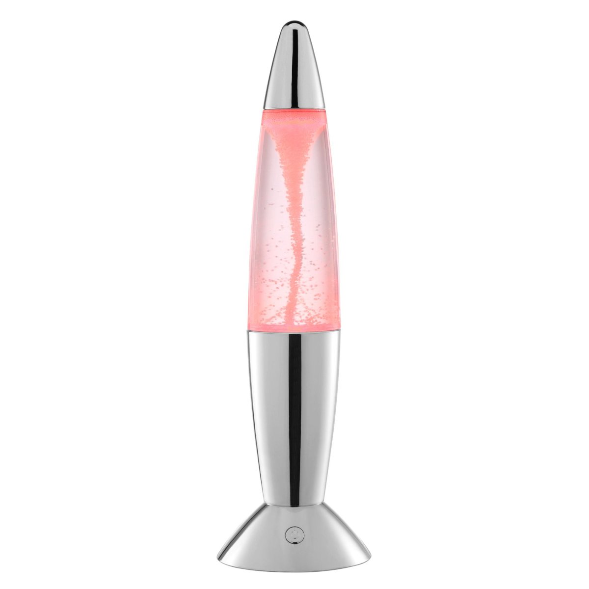 Stormlight 36cm Chrome lampe pour enfant De Brilliant - Stormlight est une lampe de table décorative et portable qui allie le design rétro classique d'une lampe à lave à un effet tourbillonnant hypnotisant.