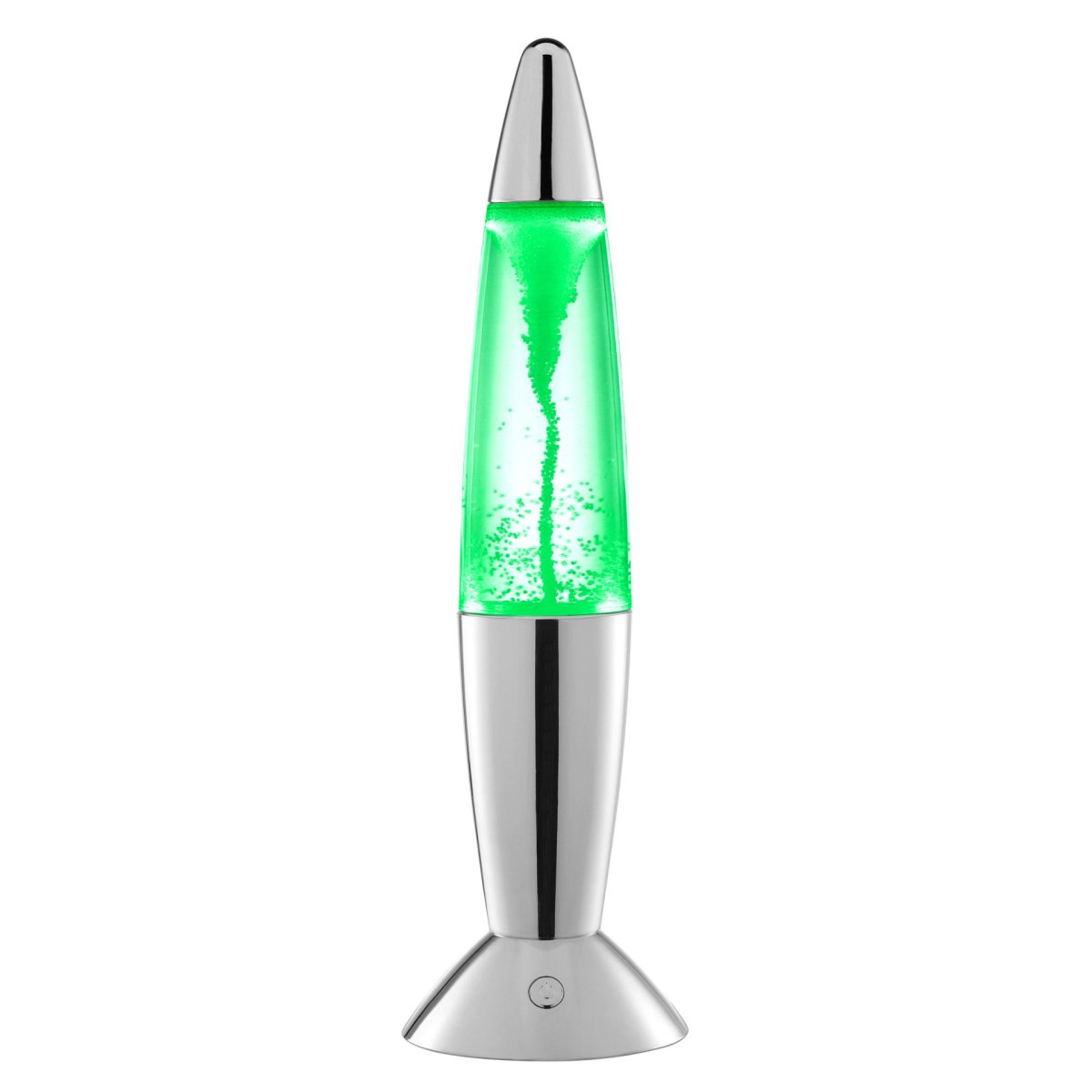 Stormlight 36cm Chrome lampe pour enfant De Brilliant - Stormlight est une lampe de table décorative et portable qui allie le design rétro classique d'une lampe à lave à un effet tourbillonnant hypnotisant.