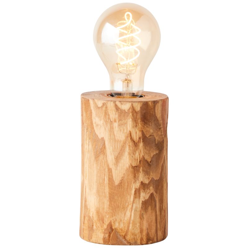 Trabo 15cm Bois lampe de table De Brilliant - L'alliance du bois et de la technologie moderne crée une ambiance naturelle et intemporelle, faisant de cette lampe un élément décoratif de votre intérieur.