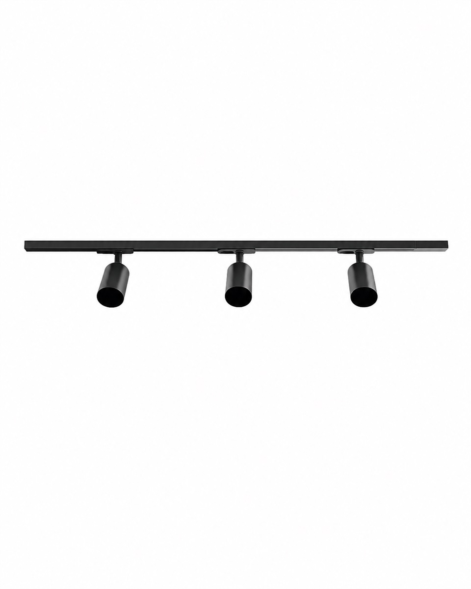 Forma 3-ensemble Noir De Nordic Lighting - Kit complet de rails et spots de Nordic Lighting.