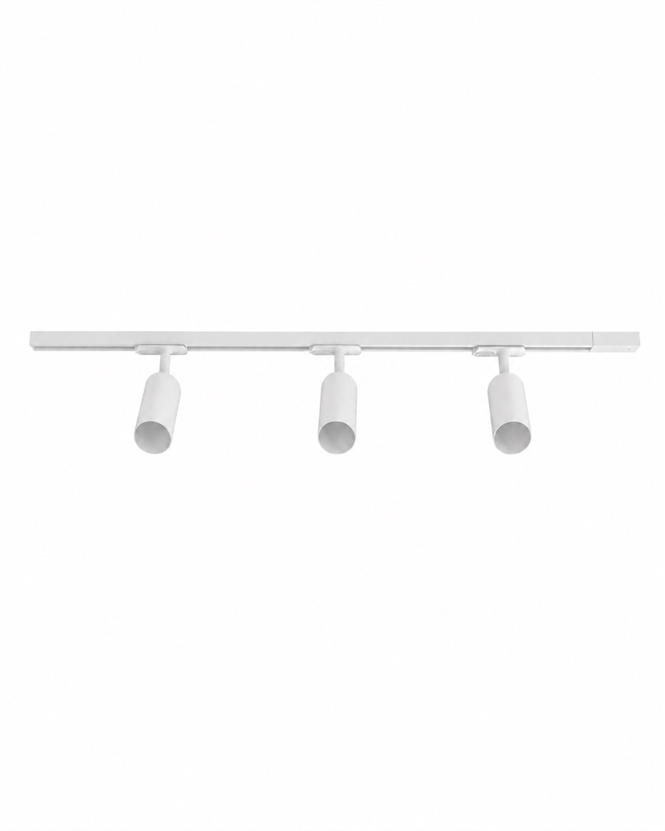 Forma 3-ensemble Blanc De Nordic Lighting - Kit complet de rails et spots de Nordic Lighting.