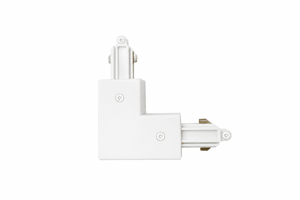 Connecteur En L Blanc De Nordic Lighting - Connecteur en forme de L &agrave; angle de 90&deg; pour le syst&egrave;me de rails Forma de Nordic Lighting.