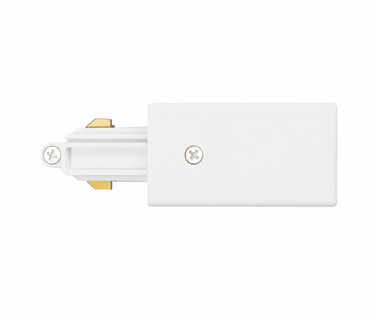 Forma Alimentation Électrique Blanc De Nordic Lighting - S'installe au d&eacute;but ou &agrave; la fin du syst&egrave;me de rails, au niveau du raccordement &eacute;lectrique.