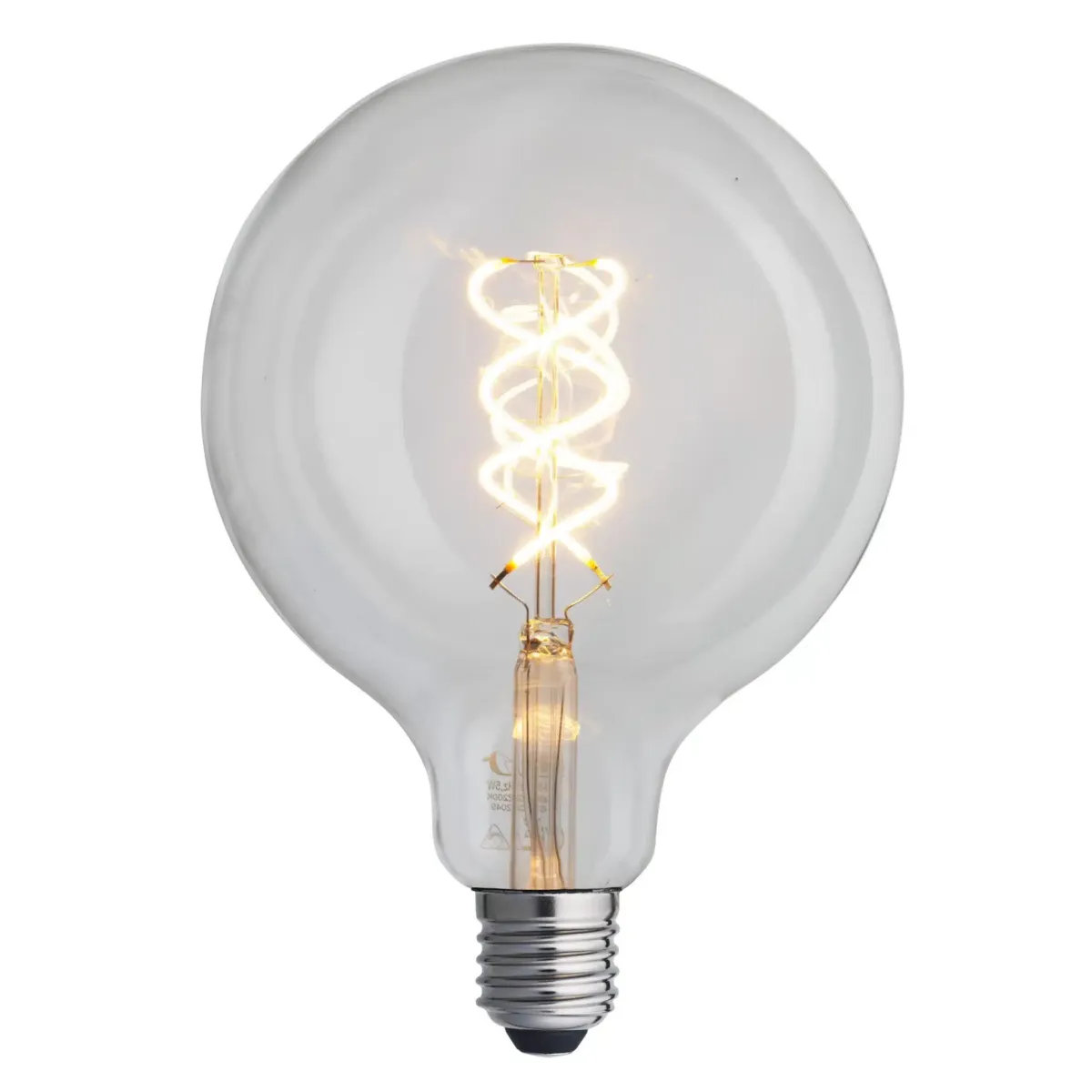E27 Globe 5W 2200K Dimmable Transparent De Unison - Avec une lueur chaleureuse et invitante &agrave; 2200 K, une atmosph&egrave;re atmosph&eacute;rique est cr&eacute;&eacute;e.