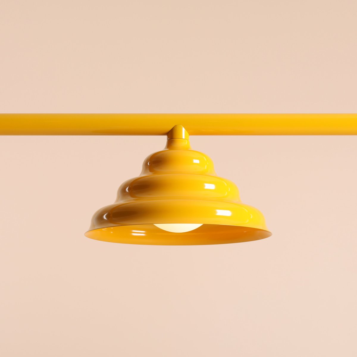 Wave 106cm Jaune suspension De Artera - Wave est une suspension moderne au design rétro, ce qui en fait une lumière polyvalente qui s'intègre dans n'importe quelle maison.