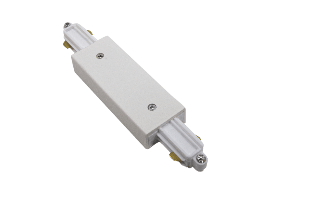 Alimentation Centrale Blanc mat De Aneta Lighting - Connexion interm&eacute;diaire au syst&egrave;me ferroviaire Trackline d'Aneta.