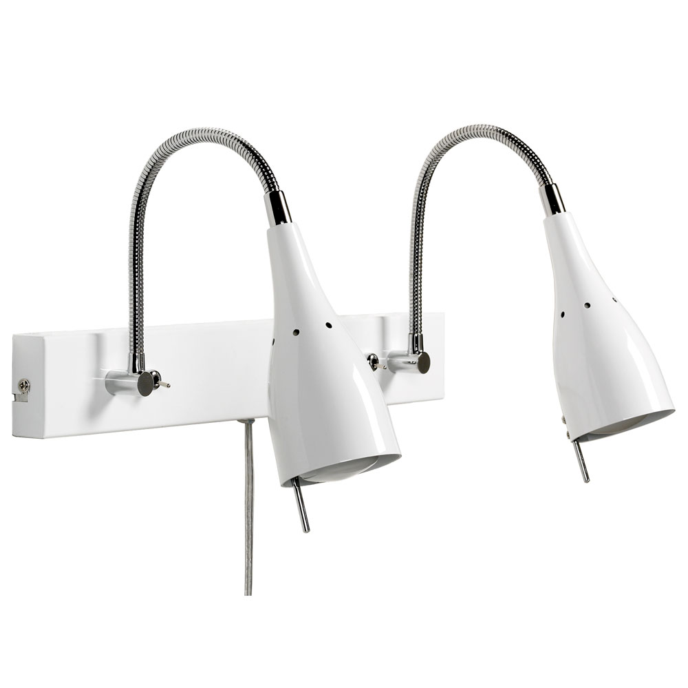 Tanum Blanc lampe de lecture De Armaturhantverk - Son design &eacute;l&eacute;gant et minimaliste en fait un choix parfait pour la chambre, le salon ou le bureau.