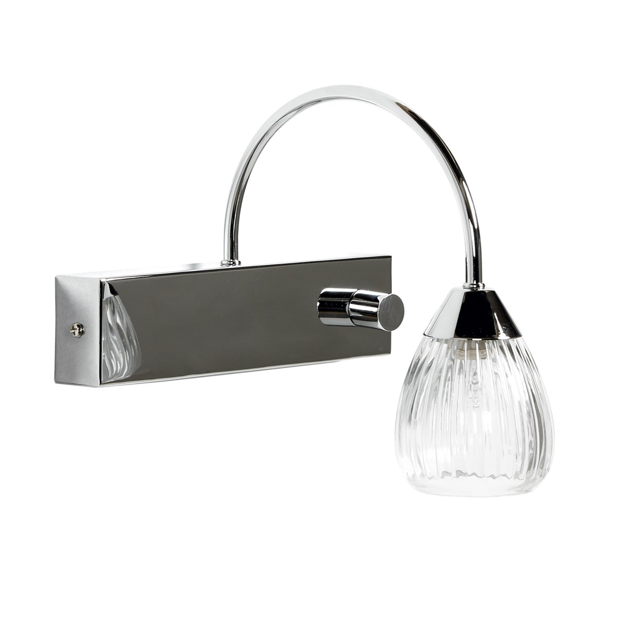 Öckerö 23cm Chrome lampe de salle de bain De Armaturhantverk - Avec sa construction de haute qualit&eacute; et son design sophistiqu&eacute;, cette lampe am&eacute;liore l'atmosph&egrave;re et le style de la salle de bain.