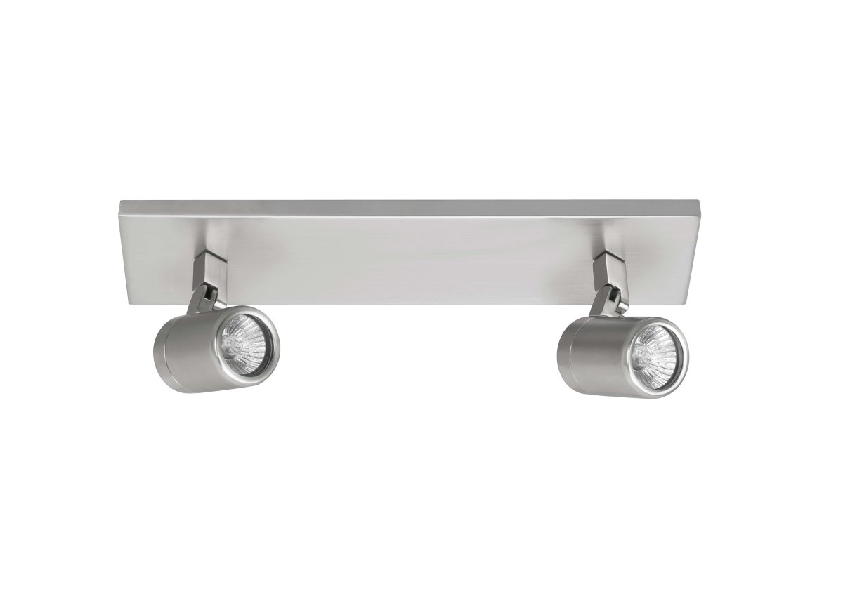 Fårö 40cm Nickel lampe de salle de bain De Armaturhantverk - Cet élégant spot de salle de bain avec deux sources lumineuses réglables est parfait pour fournir un éclairage précis là où vous en avez besoin.