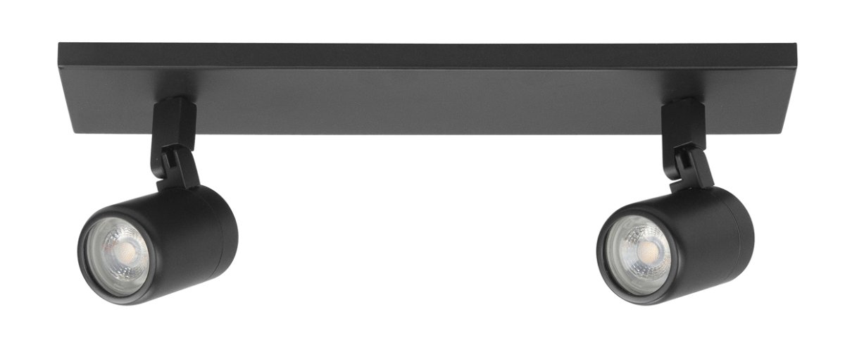 Fårö 40cm Noir lampe de salle de bain De Armaturhantverk - Cet élégant spot de salle de bain avec deux sources lumineuses réglables est parfait pour fournir un éclairage précis là où vous en avez besoin.