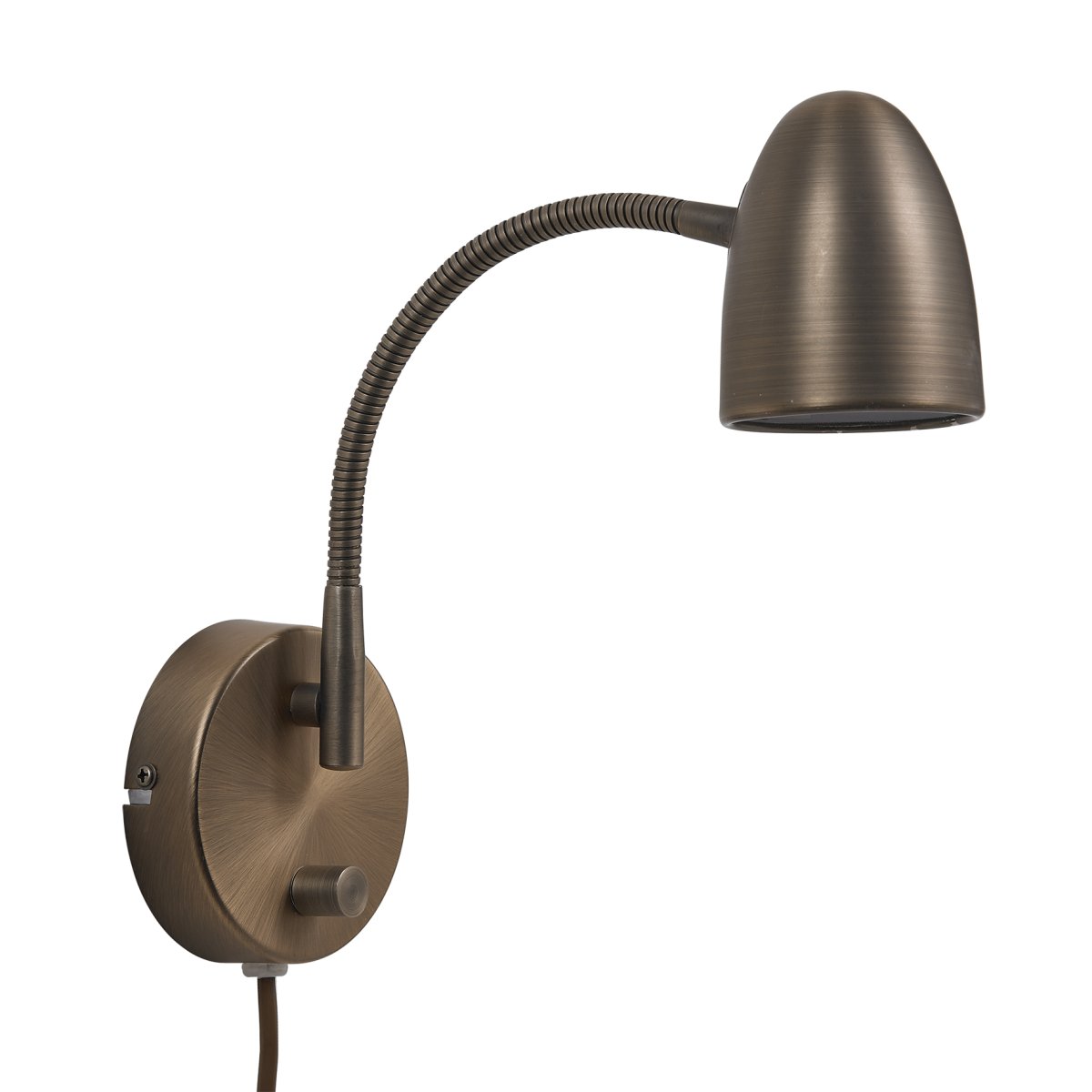  Koster Brun oxyde lampe de lecture De Armaturhantverk - La base et la lampe sont à la fois un ajout fonctionnel et décoratif à votre maison.