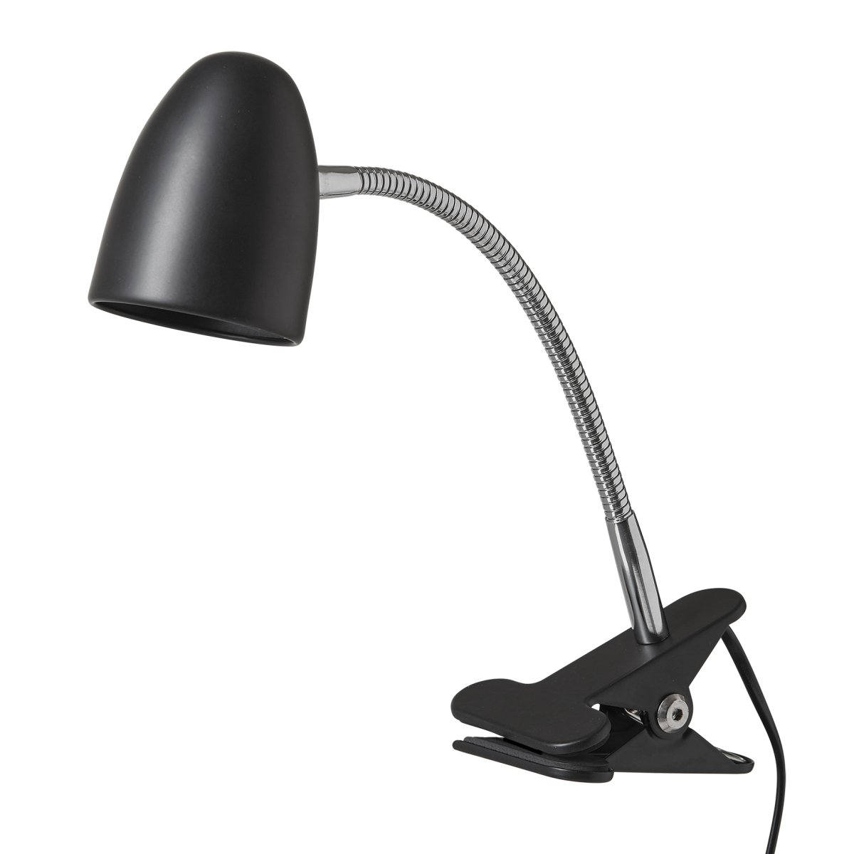 Koster Noir lampe à pince De Armaturhantverk - La pince flexible permet de fixer la lampe sur diff&eacute;rentes surfaces, la rendant id&eacute;ale pour la t&ecirc;te de lit, le bureau ou la biblioth&egrave;que.