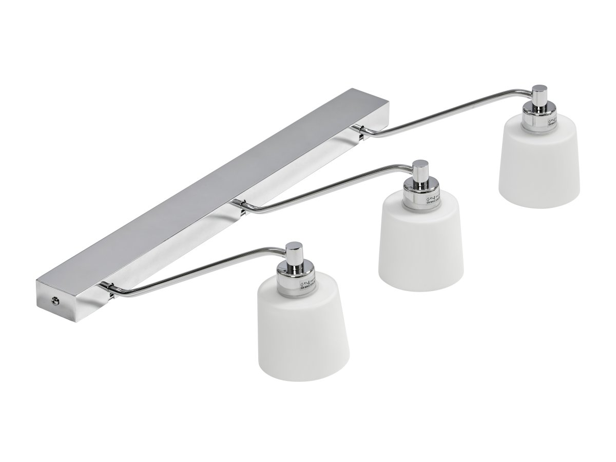 Tärnö 50cm Chrome lampe de salle de bain De Armaturhantverk - Cette lampe allie fonctionnalité et design pour donner à votre salle de bain une atmosphère stimulante et élégante.