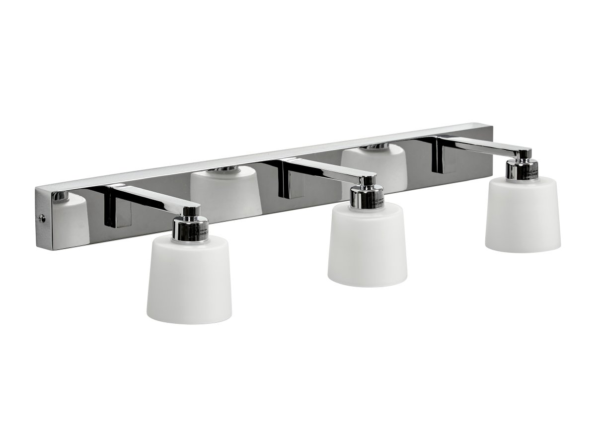 Ulvö 60cm Chrome lampe de salle de bain De Armaturhantverk - Cette lampe allie fonctionnalit&eacute; et design pour donner &agrave; votre salle de bain une atmosph&egrave;re stimulante et &eacute;l&eacute;gante.