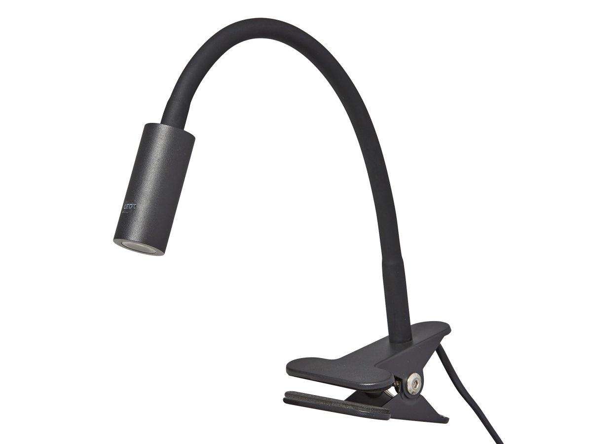 Arholma Noir lampe à pince De Armaturhantverk - Le bras r&eacute;glable permet de diriger la lumi&egrave;re avec pr&eacute;cision, ce qui rend la lampe id&eacute;ale pour lire, travailler ou comme &eacute;clairage suppl&eacute;mentaire au lit ou au bureau.