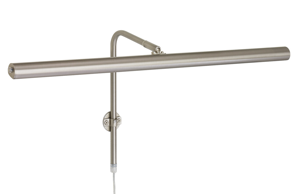 Gallery 60cm Nickel De Texa Design - Son bras r&eacute;glable permet de diriger la lumi&egrave;re exactement l&agrave; o&ugrave; elle est n&eacute;cessaire, offrant une flexibilit&eacute; et une adaptabilit&eacute; maximales.